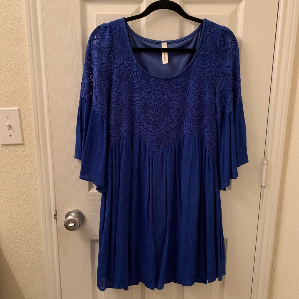Cobalt blue dress